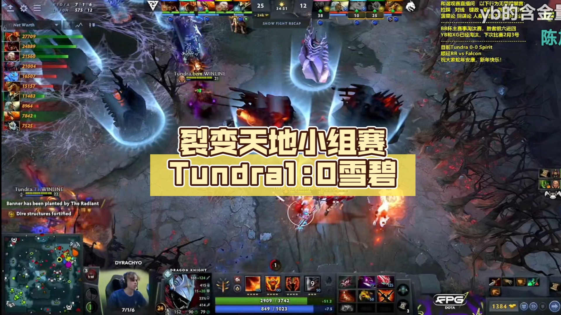 《Dota2年度大赛，天王战队再度称王》